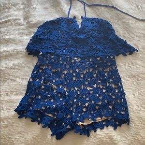 J.O.A. Blue romper